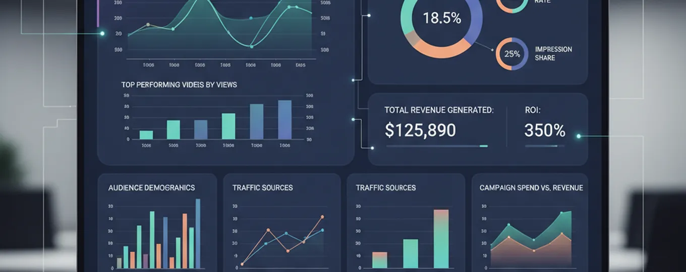 Video Analytics and Performance Measurement: Data-Driven Video Marketing Optimization